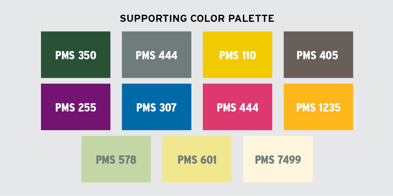 Supporting color palette
